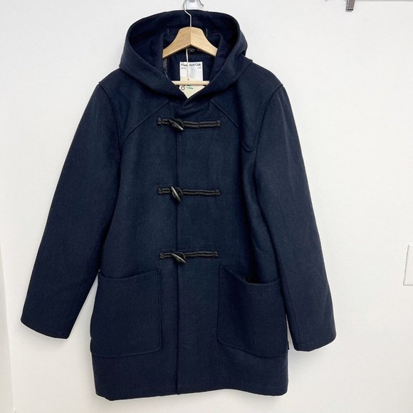 Frank & Oak Other - frank and oak Men’s Le duffle-coat The Duffie Coat Navy Blue Sz L NWT